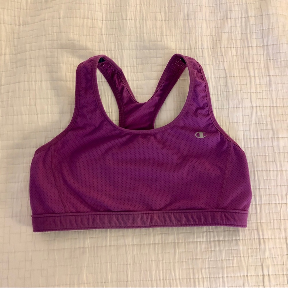 Champion Sports bra purple medium